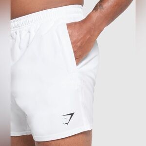 Gymshark Arrival Shorts 5” inseam White Size Large